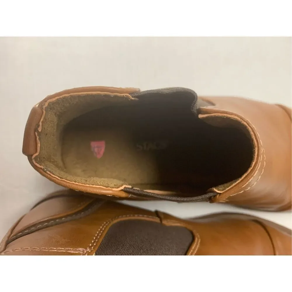 Girls Tan Cute Booties